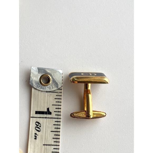 Dior Gold Tone Cufflinks - Picture 6 of 9